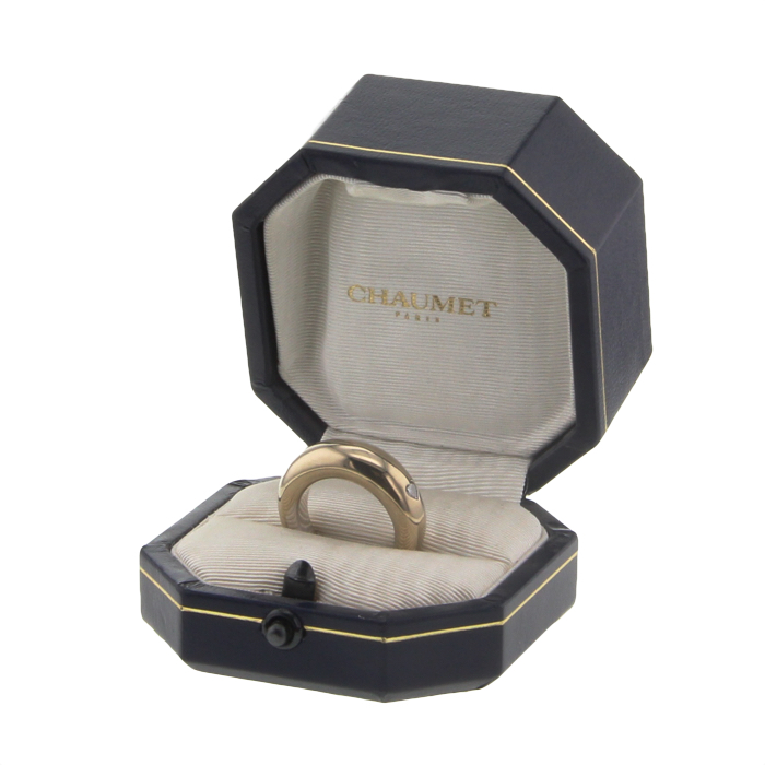 Chaumet ring in white gold and diamond - Detail D2