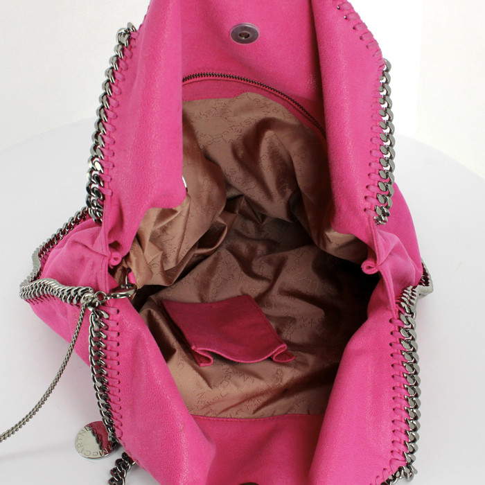 Handbag in pink canvas - Detail D2