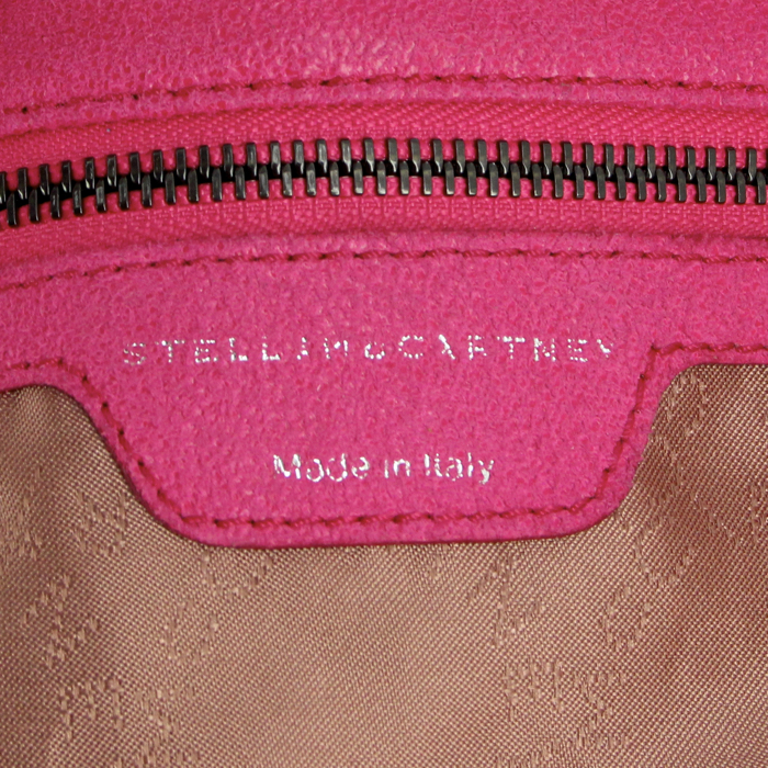Handbag in pink canvas - Detail D3