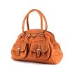 Dior large model handbag in orange leather - 00pp thumbnail