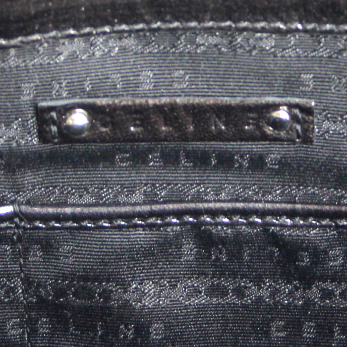 Borsa in pelle verniciata marrone - Detail D5