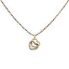 David Yurman necklace in silver and yellow gold - 00pp thumbnail