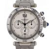 Montre Cartier chronographe Pasha en acier ref : 2113 Vers 2000 - 00pp thumbnail
