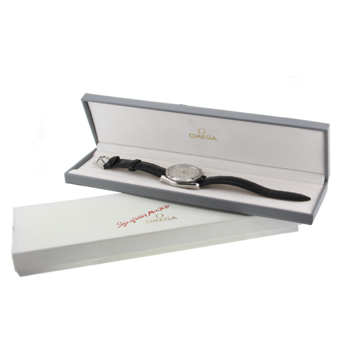 Orologio Omega Speedmaster Date in acciaio Circa  2000 - Detail D2