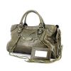 Balenciaga Classic City handbag in khaki leather - 00pp thumbnail