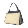 Celine handbag in black and beige bicolor leather - 00pp thumbnail