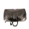 Gucci travel bag in brown monogram leather - 360 Front thumbnail
