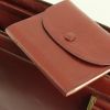 Bolso de mano Hermes Pullman en cuero box color burdeos - Detail D3 thumbnail