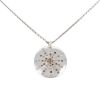 De Beers Talisman large model necklace in white gold,  diamonds and rough diamond - 00pp thumbnail