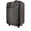 Yves Saint Laurent soft suitcase in printed canvas and black leather - 00pp thumbnail