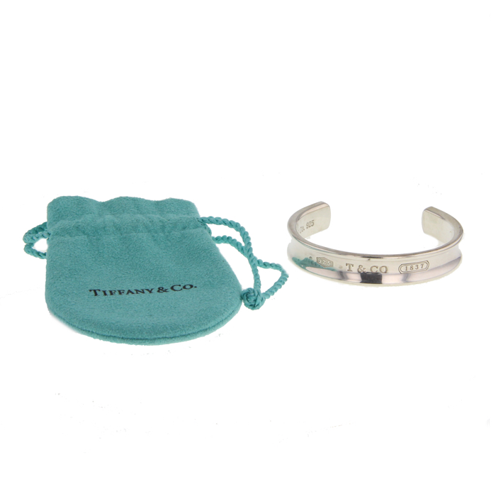 Bracelet ouvert Tiffany & Co 1837 en argent