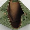 Bottega Veneta bolso en cuero intrecciato verde - Detail D2 thumbnail