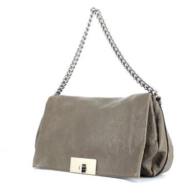 Borsa Celine in pelle martellata color talpa