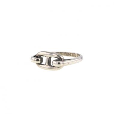 Bague Hermes Chaîne D'ancre en argent