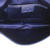 Dior handbag/clutch in purple satin and strass - Detail D2 thumbnail