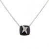 Mauboussin Etoile Divine necklace in white gold,  onyx and diamonds - 00pp thumbnail