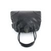 Handbag in black glittering leather - 360 Back thumbnail