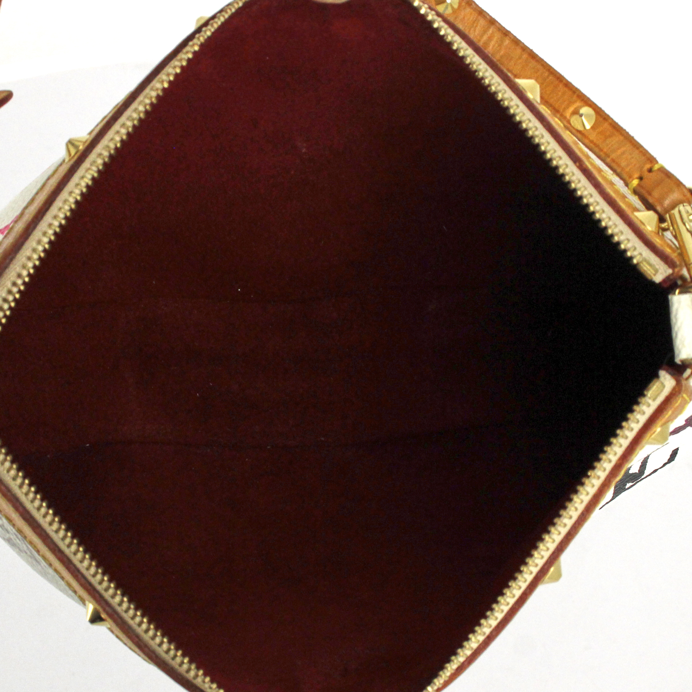 Louis Vuitton pochette en toile monogram multicolore et cuir naturel - Detail D2