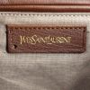 Yves Saint Laurent Multy handbag in brown leather and beige canvas - Detail D3 thumbnail