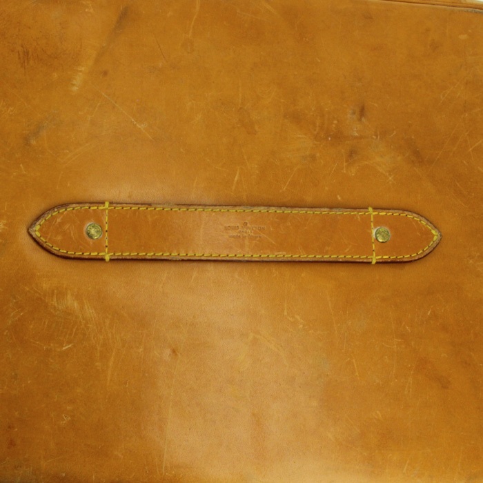 Borsa da viaggio Louis Vuitton Marin - Travel Bag in tela monogram e pelle naturale - Detail D4