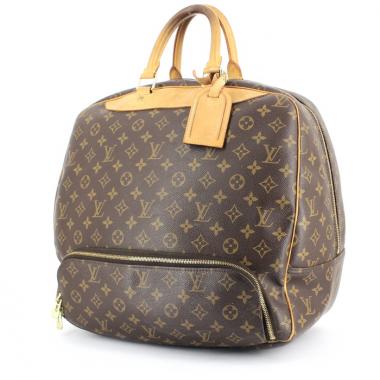 Borsa da weekend Louis Vuitton Evasion in tela monogram e pelle naturale