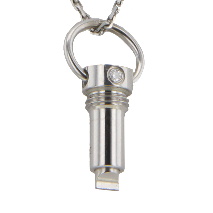 Cartier Love pendant in white gold and diamonds - Detail D2