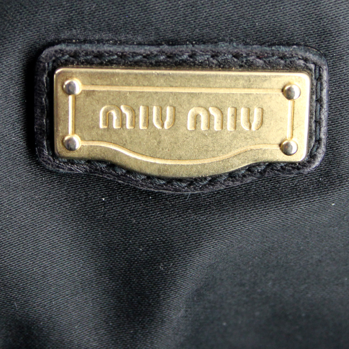 Borsa in pelle trapuntata nera - Detail D3