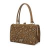Prada Gommet handbag in brown suede - 00pp thumbnail