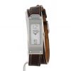 Hermes Kelly 2 wristwatch in stainless steel Ref :  KT1.210 Circa  2010 - 360 thumbnail