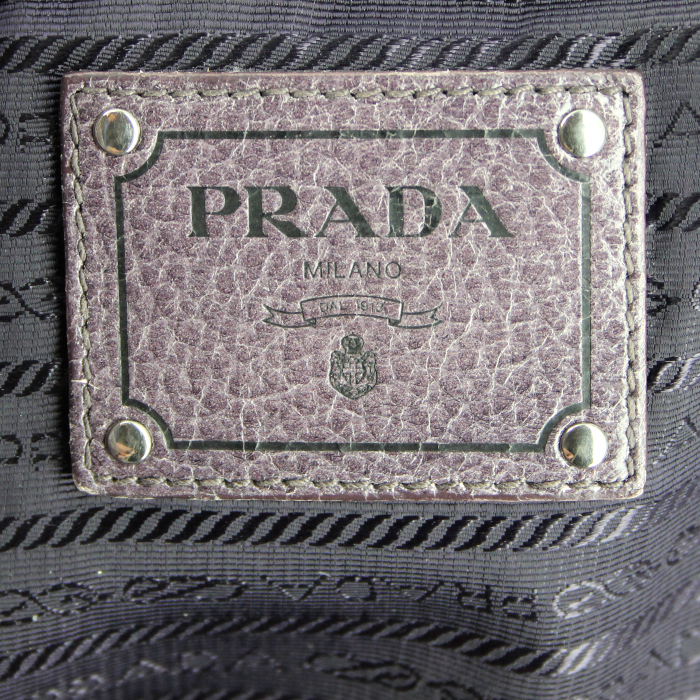 Borsa in pelle iridescente viola - Detail D3