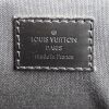 Borsa portadocumenti Louis Vuitton Icare in tela cerata con motivo a scacchi grigio e pelle grigia - Detail D4 thumbnail