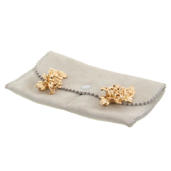 Orecchini a clip Repossi Nérée modello grande in oro rosa - Detail D2