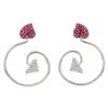Dior Diablotine earrings in white gold,  diamond and spinel - 00pp thumbnail
