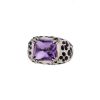 Dior ring in white gold,  amethyst and enamel - 00pp thumbnail