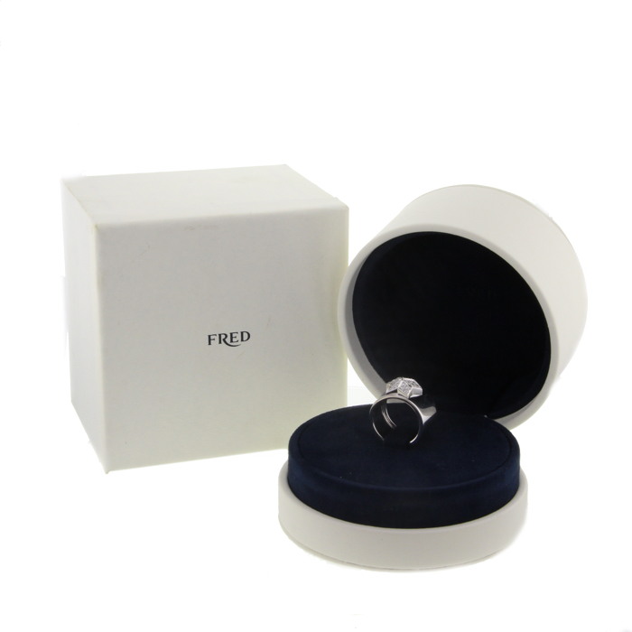Fred Lucifer ring in white gold and diamonds - Detail D2