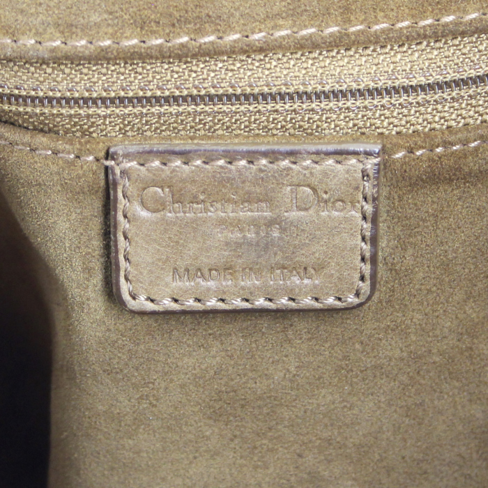 Bolso Dior en cuero marrón - Detail D3