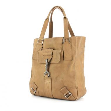 Bolso Dior en cuero marrón