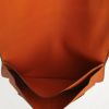 Billetera Dogon en cuero togo naranja - Detail D2 thumbnail