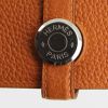 Dogon wallet in orange togo leather - Detail D4 thumbnail