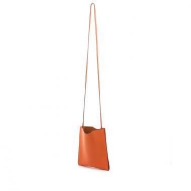 Borsa Hermes in pelle arancione