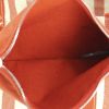 Hermes Cannes shopping bag in beige and red printed patern canvas - Detail D3 thumbnail