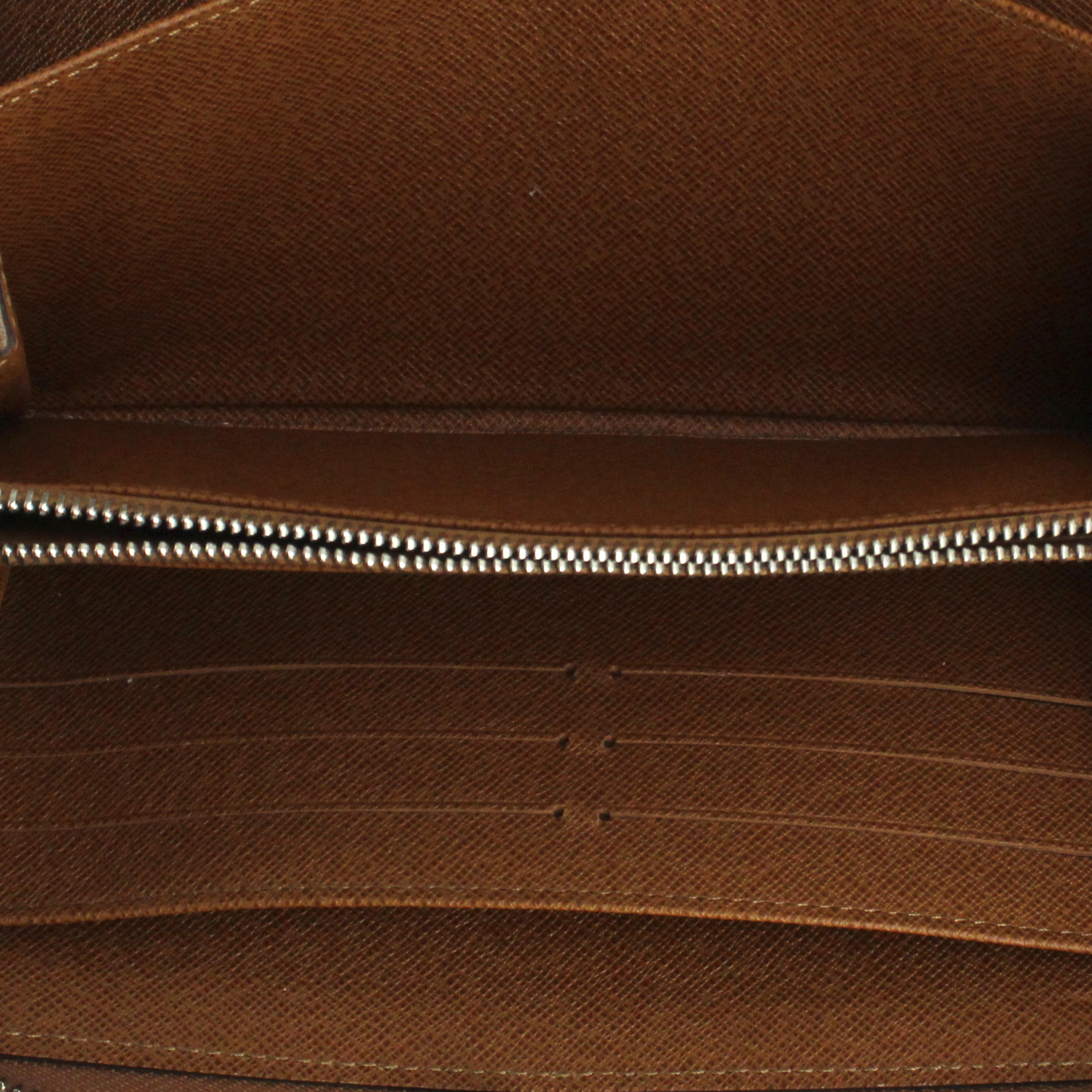 Portafogli Louis Vuitton Zippy in pelle Epi marrone - Detail D2