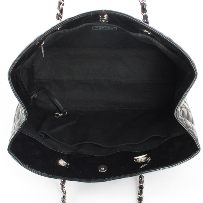 Shopping bag Chanel Chanel Other Bag in pelle verniciata e foderata nera - Detail D2