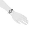 Chopard Happy Diamonds watch in stainless steel Circa 2000 - Detail D1 thumbnail
