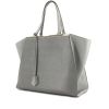 Large model handbag in grey leather - 00pp thumbnail