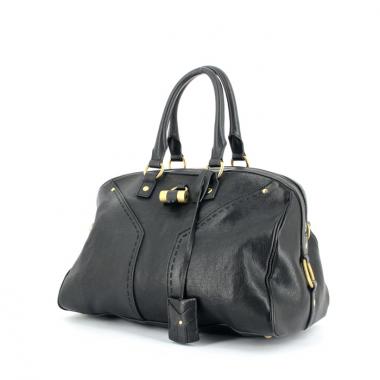 Bolso de mano Yves Saint Laurent Easy en cuero negro