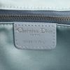 Pochette Christian Dior "Saddle" en satin bleu - Detail D3 thumbnail