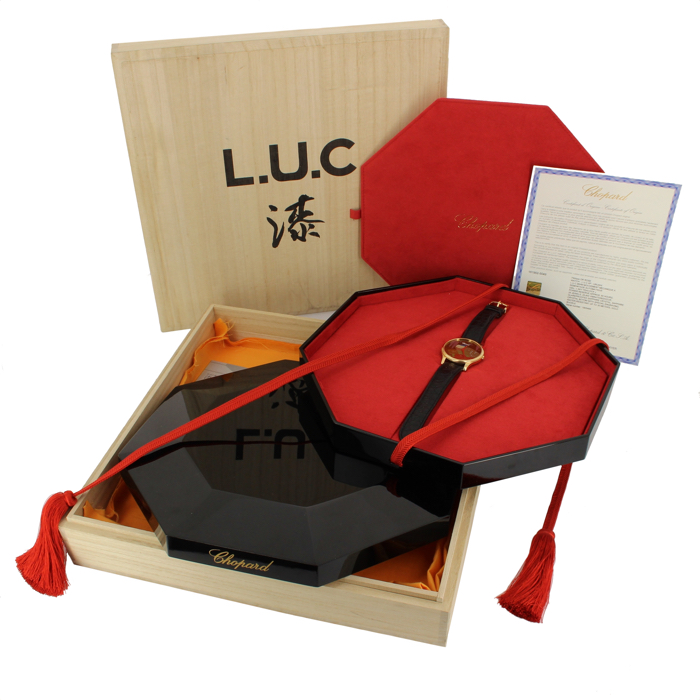 Reloj Chopard L.U.C Urushi de oro rosa Circa  2014 - Detail D3