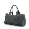 Bottega Veneta Montaigne handbag in black braided leather - 00pp thumbnail