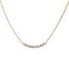 Messika necklace in pink gold and diamonds - 00pp thumbnail